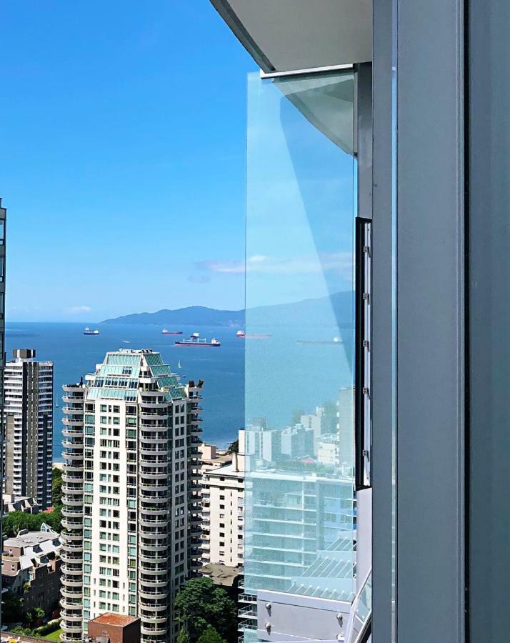 Brand New Seaview High-Rise Apartment Downtown 溫哥華 外观 照片